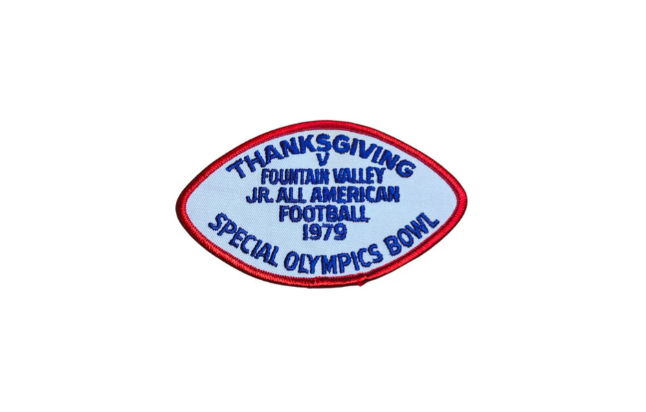 Vintage 1979 Thanksgiving Special Olympics Bowl Patch