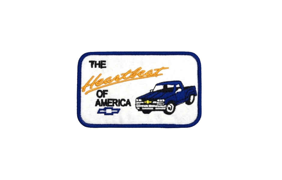 Vintage Style Chevy Trucks Heartbeat Patch