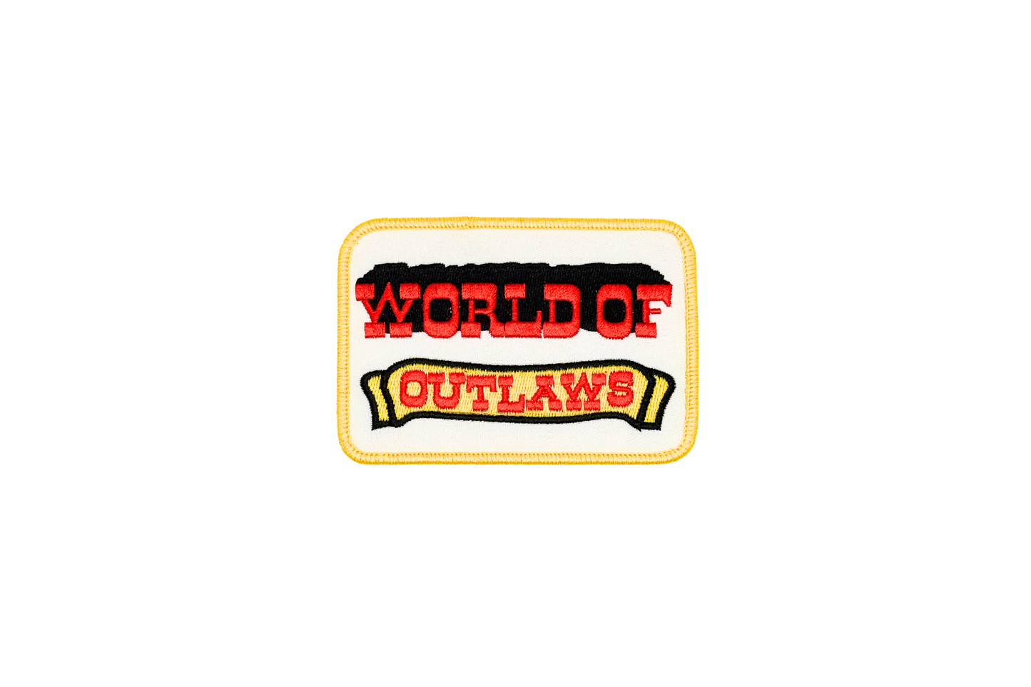 Vintage Style World of Outlaws Patch