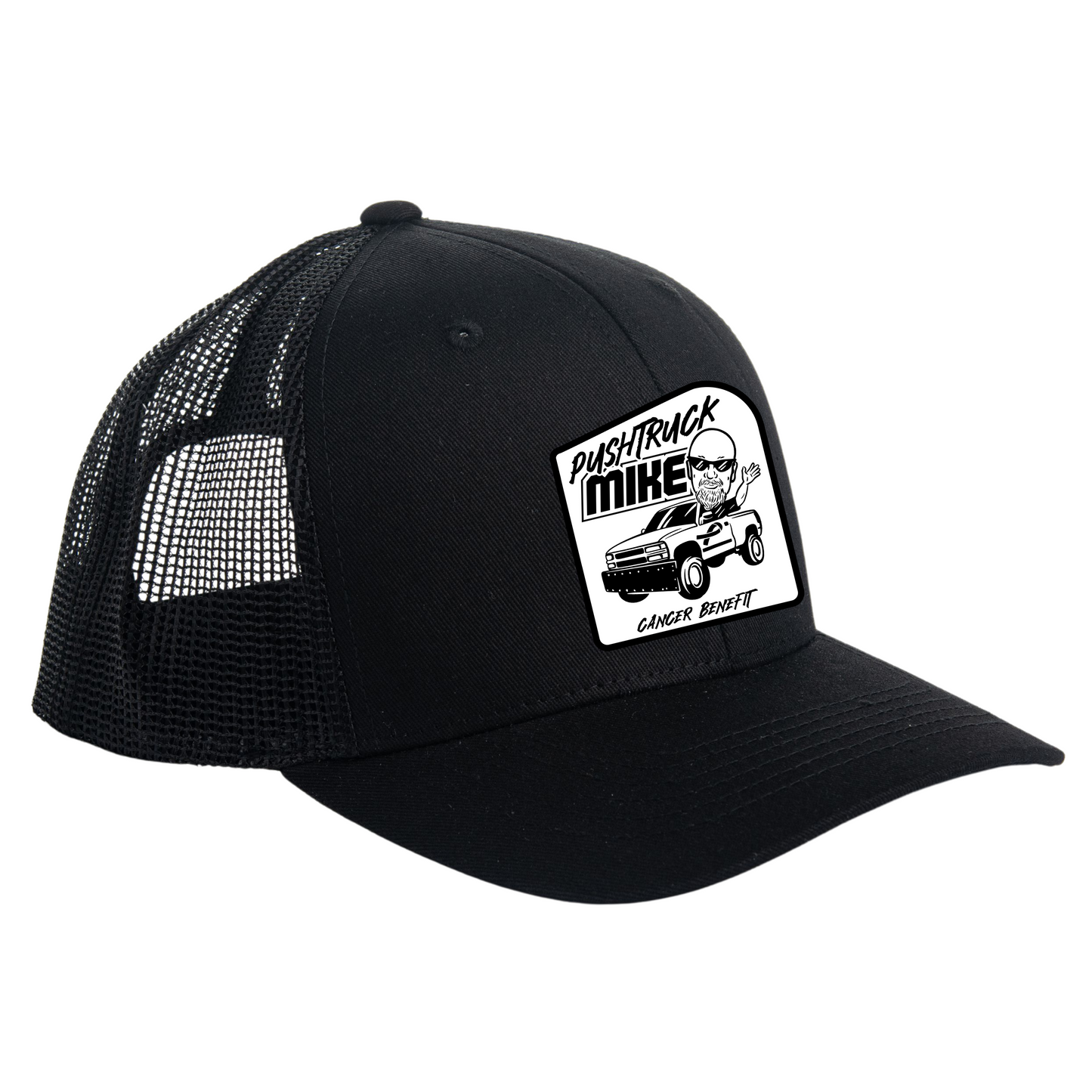 Pushtruck Mike Benefit Custom Patch Snapback Trucker Hat