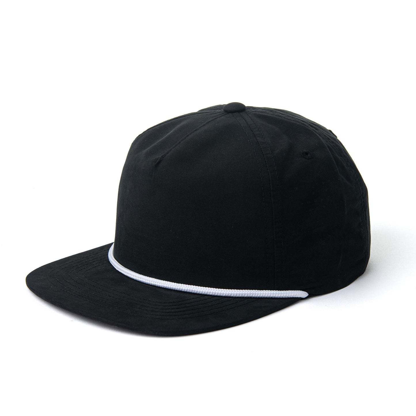 5-Panel High-Profile Snapback Rope Hat