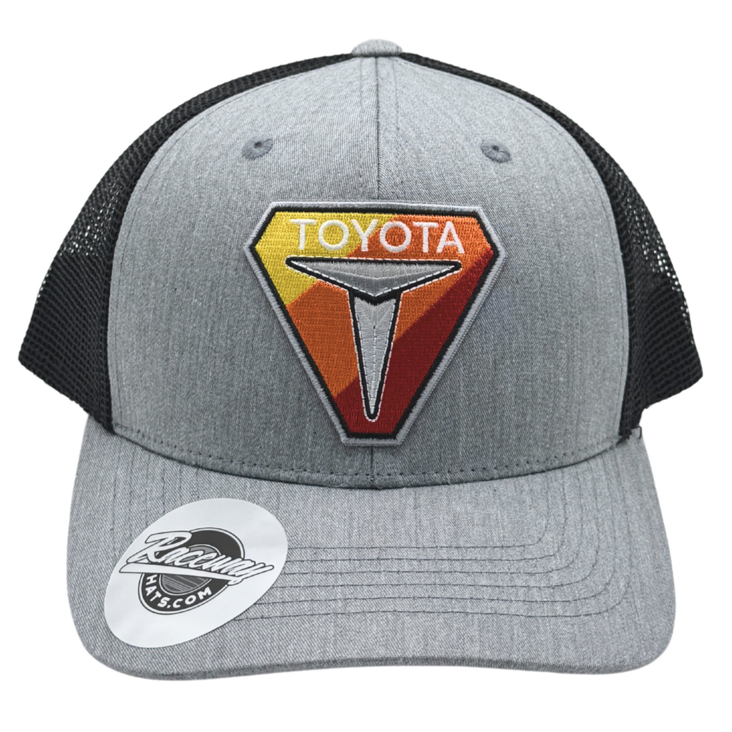 6-Panel Snapback Trucker Hat with Vintage-Style Toyota "T" Patch