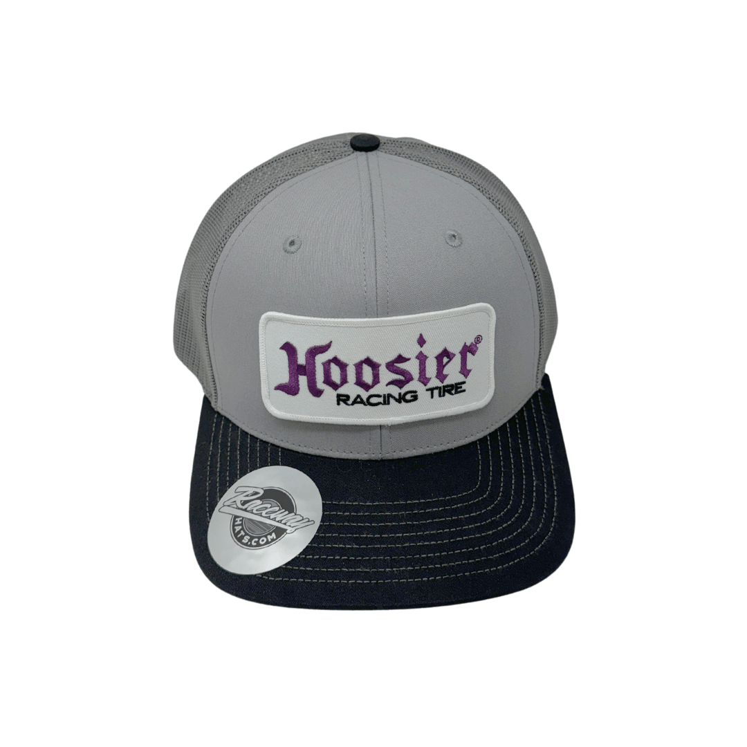 Readymade New Old Stock Hoosier Tires Patch Heat-Pressed on New Richardson 112 Trucker Hat