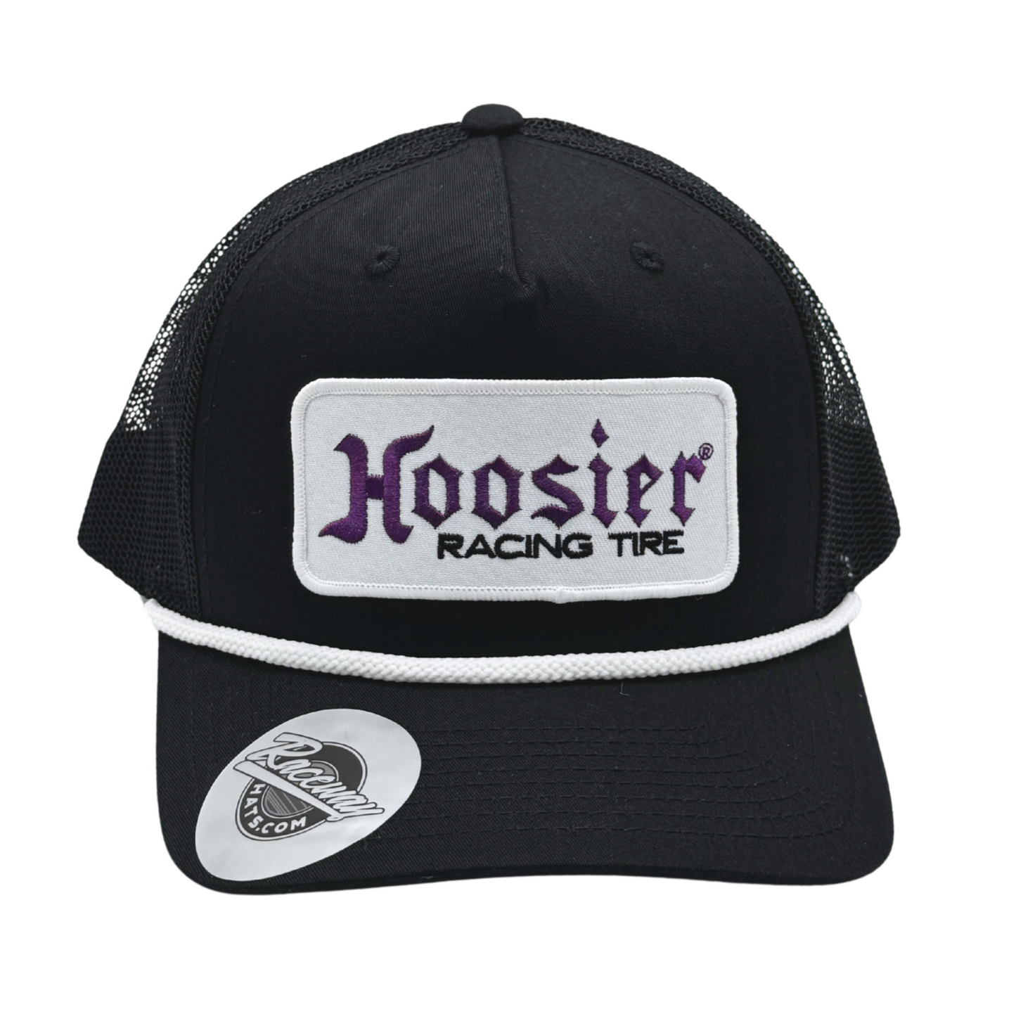 5-Panel Rope Snapback Trucker Hat with Hoosier Racing Tire Logo