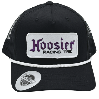 5-Panel Rope Snapback Trucker Hat with Hoosier Racing Tire Logo