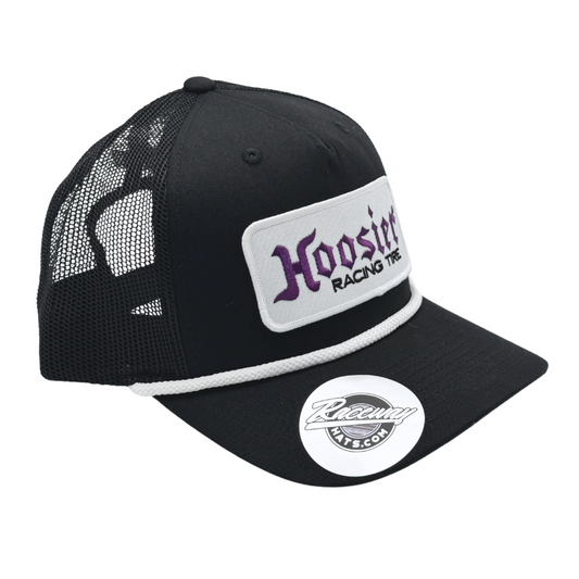 5-Panel Rope Snapback Trucker Hat with Hoosier Racing Tire Logo