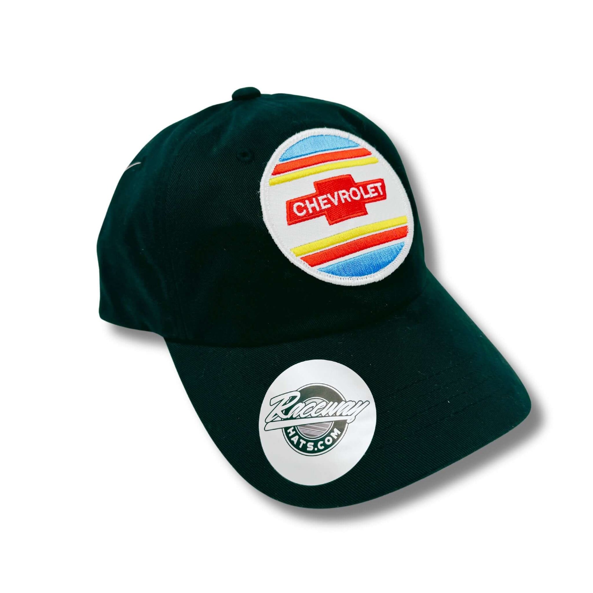 Readymade Vintage-Style Chevrolet Patch Stitched on New Yupoong Classics Dad Hat