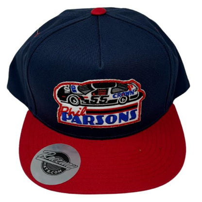 Readymade Phil Parsons NASCAR Patch Stitched on Yupoong 6007 5-Panel Flatbill Hat