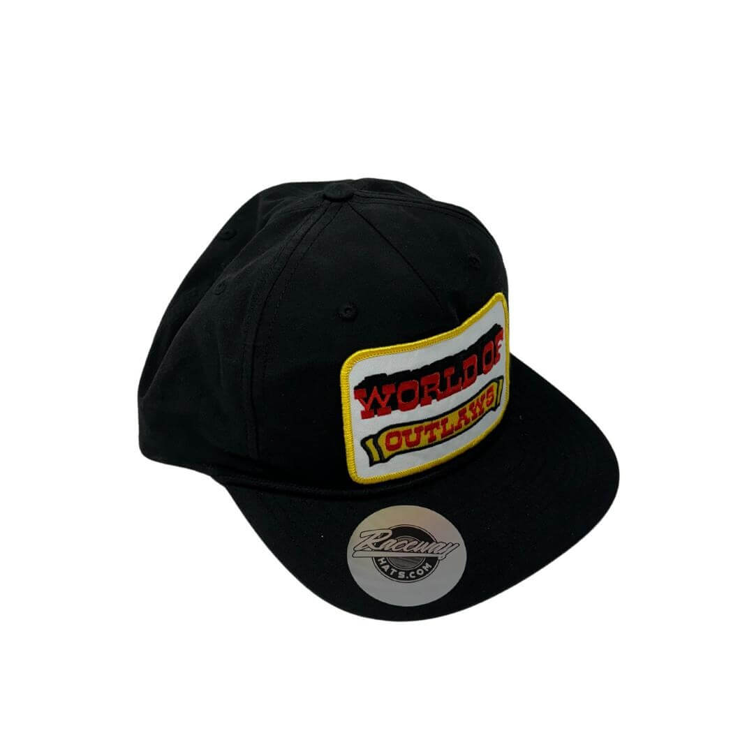 Readymade Vintage-Style World of Outlaws Patch Pressed on New Richardson Umpqua Snapback Hat