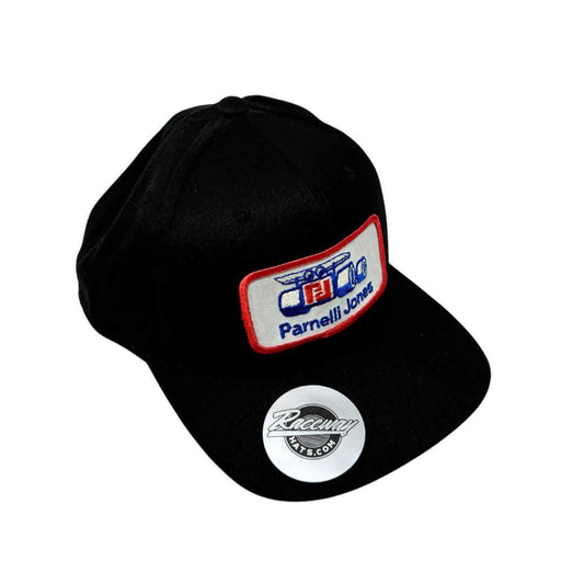 Readymade Vintage Parnelli Jones Patch Pressed on to New FlexFit 110 Snapback Hat