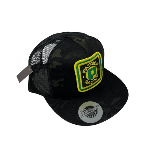 Readymade Patrick Racing Patch on Yupoong Classics Multi-Cam Trucker Hat