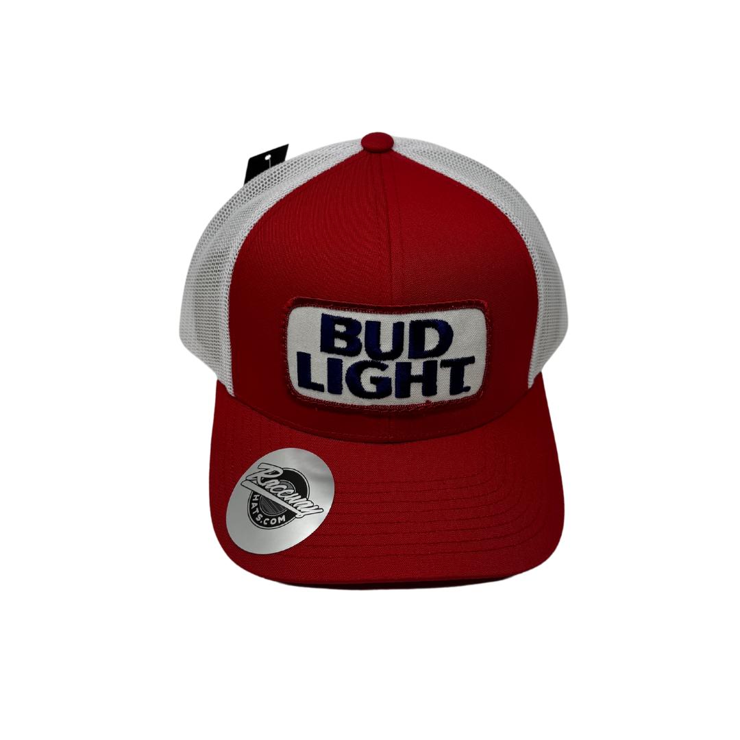 Readymade Vintage Bud Light Patch Pressed on New Pacific 104C Trucker Snapback Hat