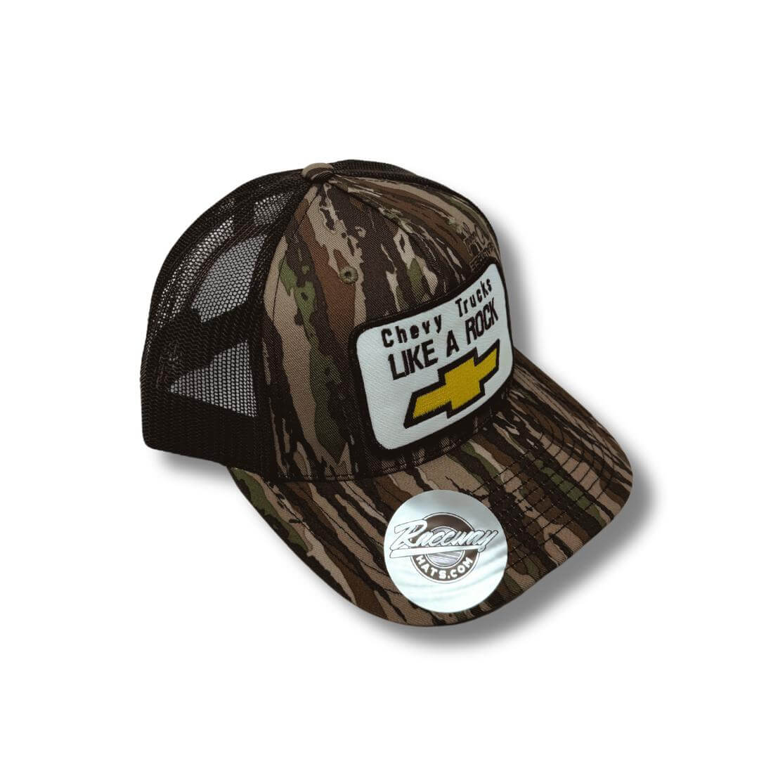 Readymade Chevy Trucks Patch Pressed on Richardson 112PFP 5-Panel Printed Trucker Hat