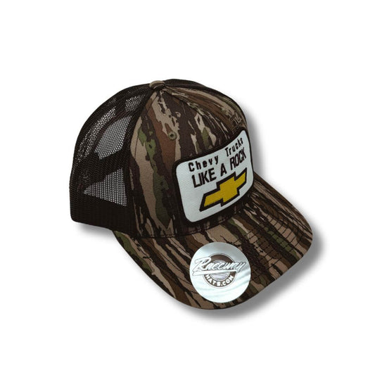 Readymade Chevy Trucks Patch Pressed on Richardson 112PFP 5-Panel Printed Trucker Hat