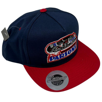 Readymade Phil Parsons NASCAR Patch Stitched on Yupoong 6007 5-Panel Flatbill Hat