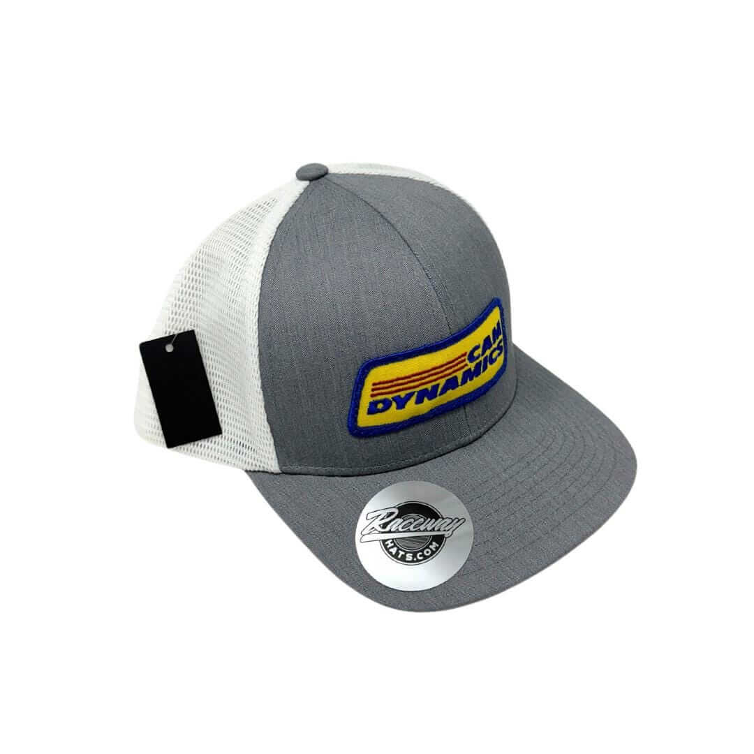 Readymade Vintage Cam Dynamics Patch on New Pacific P151 Pacflex Snapback Trucker Hat