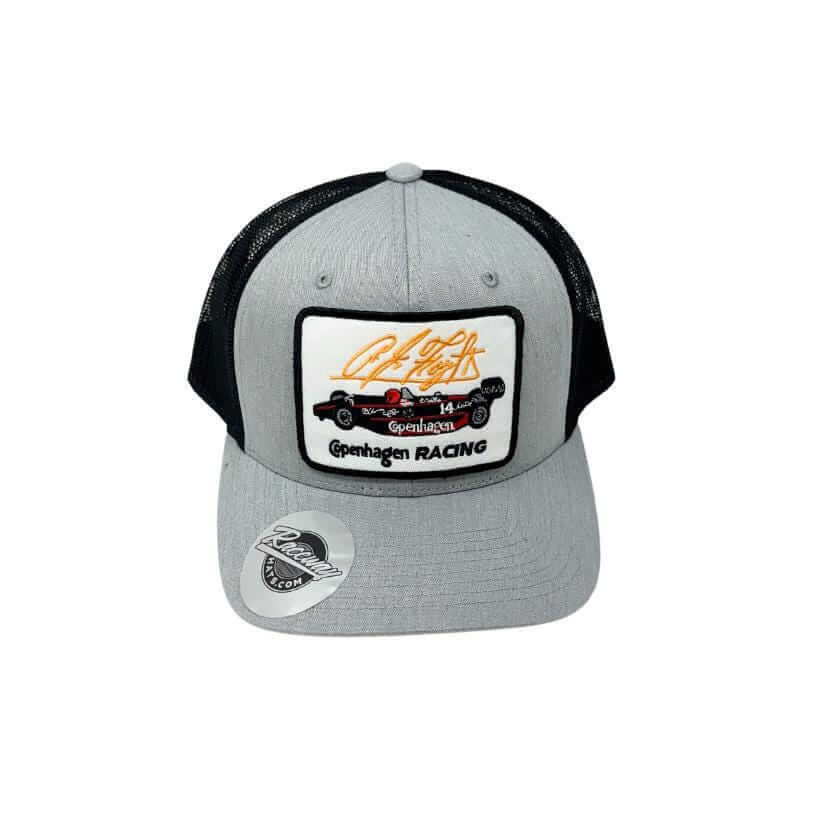 Readymade Vintage Style AJ Foyt Patch Pressed onto New Decky 6021 6-Panel Trucker Hat