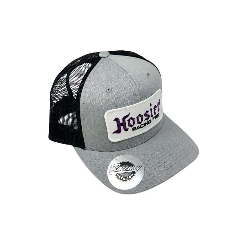 Readymade New Old Stock Hoosier Tires Patch Pressed onto New Decky 6021 6-Panel Trucker Hats