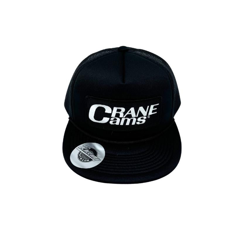 Readymade Vintage Crane Cams Pressed onto New Decky 6026 Classic 5-Panel Foam Trucker Hats