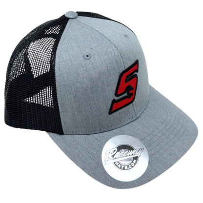 6-Panel Snapback Trucker Hat with Snap-On &quot;S&quot; Patch