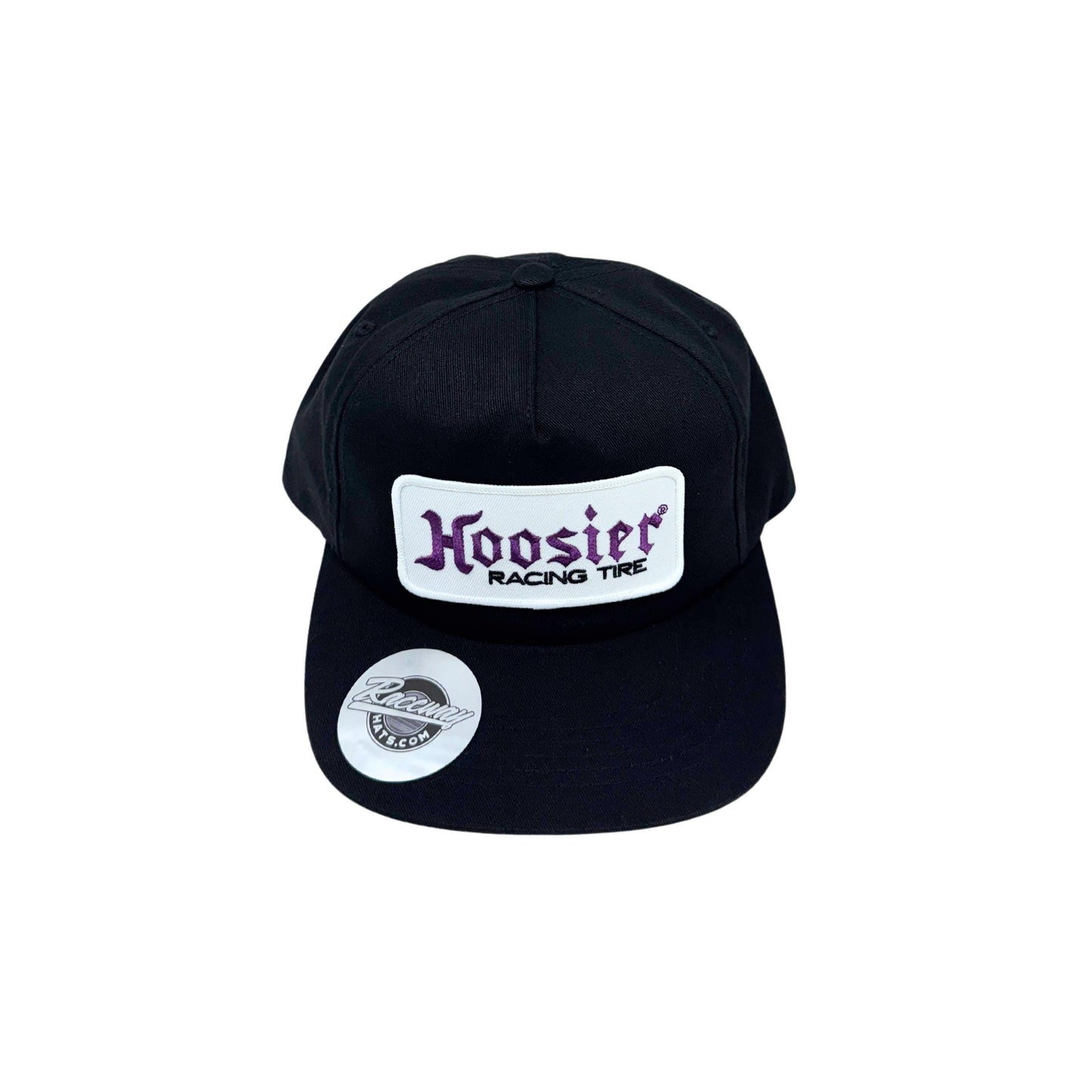 5-Panel Unstructured Snapback Hat with Hoosier Racing Tire Patch