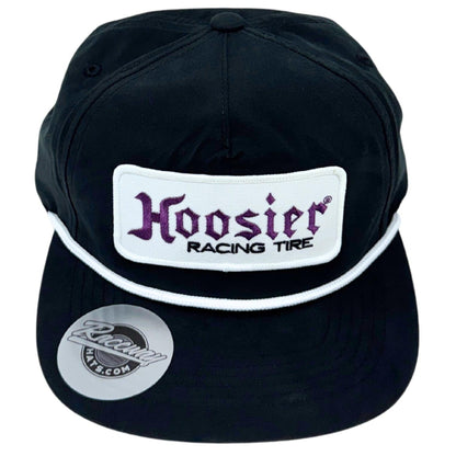 5-Panel Flatbill Snapback Rope Hat with Hoosier Racing Tire Patch