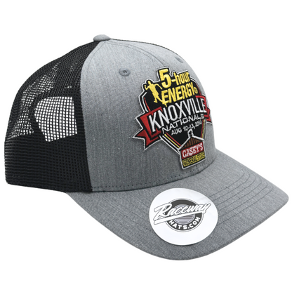 6-Panel Snapback Trucker Hat with Vintage 2016 Knoxville Nationals Patch