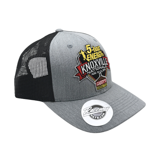 6-Panel Snapback Trucker Hat with Vintage 2016 Knoxville Nationals Patch