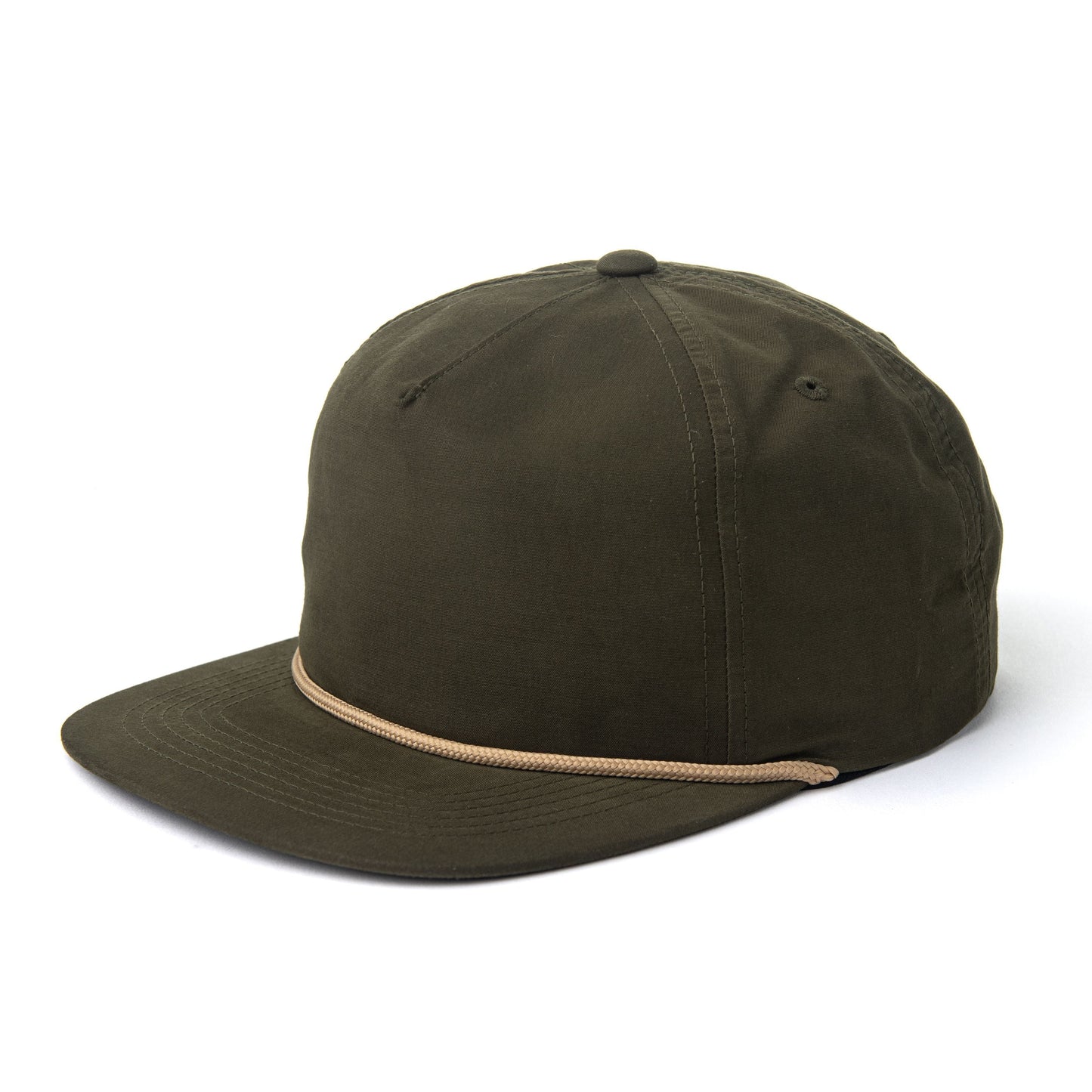 5-Panel High-Profile Snapback Rope Hat