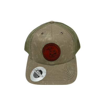 6-Panel Snapback Trucker Hat with "When The Green Flag Drops The Bullshit Stops" Patch