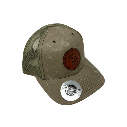 6-Panel Snapback Trucker Hat with "When The Green Flag Drops The Bullshit Stops" Patch