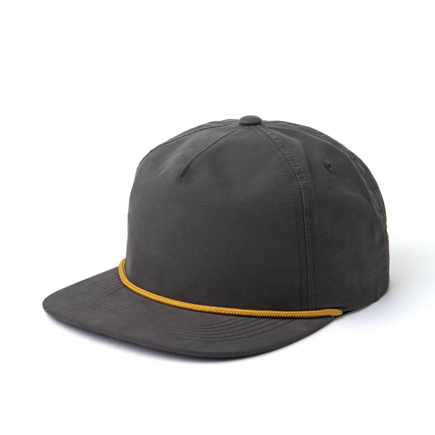 5-Panel High-Profile Snapback Rope Hat