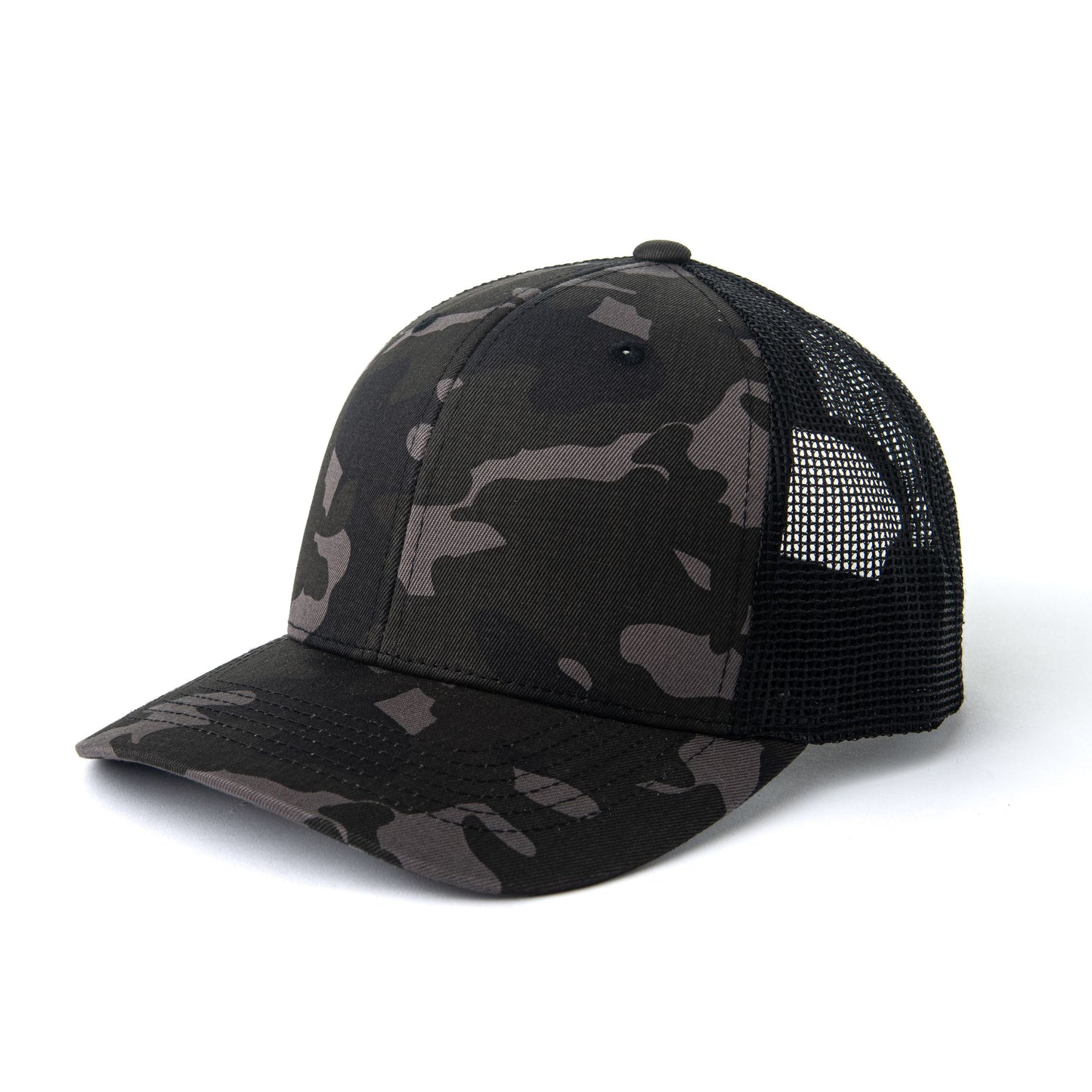 6-Panel Mid-Profile Snapback Trucker Hat